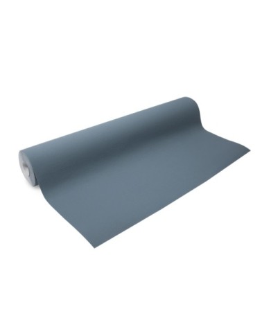 Papier peint intissé uni vinyle bleu 1005x52cm