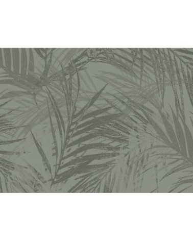 Papier peint intissé feuilles d'été vert 1005x52cm