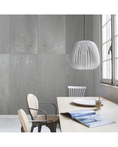 Papier peint panoramique intissé dalles gris 280x300cm