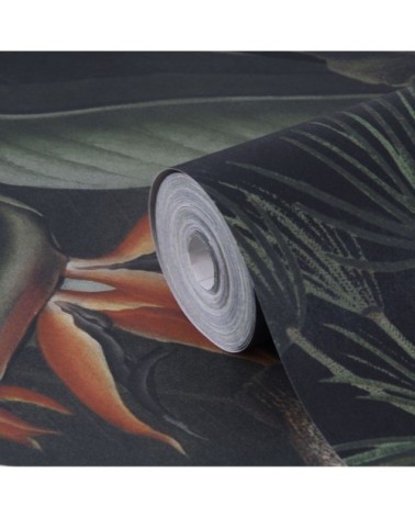 Papier peint panoramique intissé jungle Yara multicolore 300x280cm