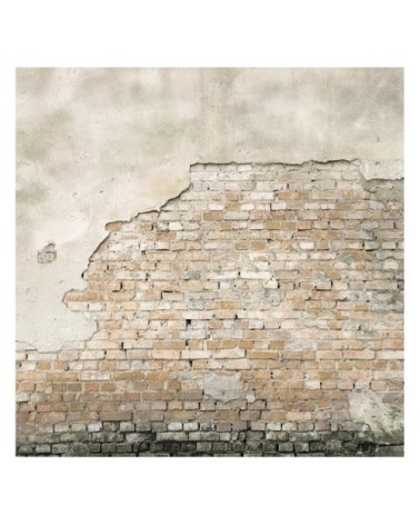 Papier peint panoramique intissé Dublin pierres gris ocre 300x300cm