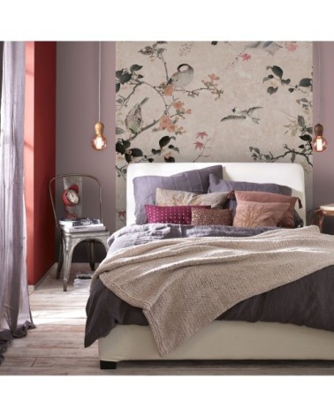 Papier peint panoramique jardin Japonais multicolore 280x200cm