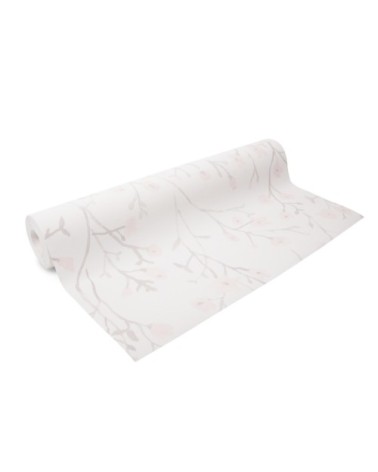 Papier peint intissé Lenny rose blanc 1000x53cm