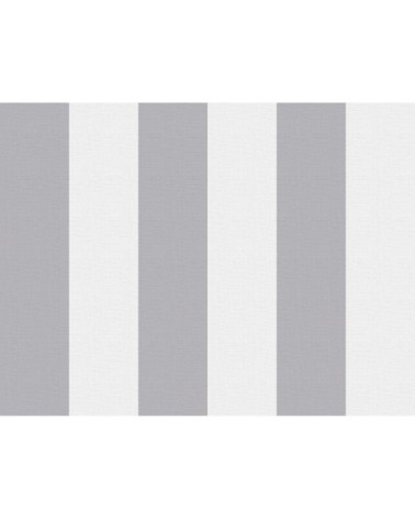 Papier peint intissé Lynn rayures gris blanc 1005x52cm