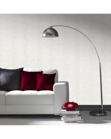 Papier peint intissé crocodile vinyle expansé blanc 1005x52cm