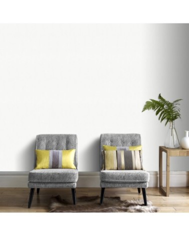 Papier peint intissé douceur lin blanc 1005x52cm