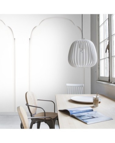 Papier peint panoramique intissé arcade blanc 280x150cm