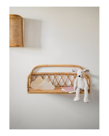 Étagère murale rotin