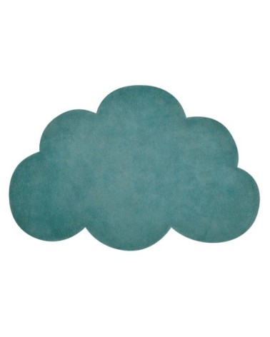 Tapis nuage en Coton Vert émeraude