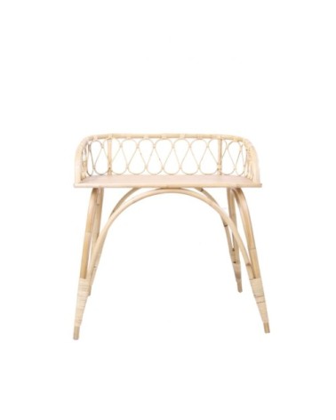 Bureau enfant ou console en rotin Naturel