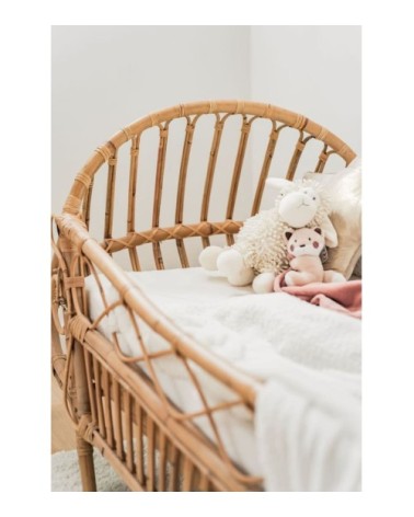 Lit enfant en rotin naturel