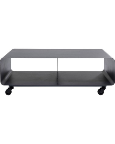 Meuble TV en acier gris anthracite