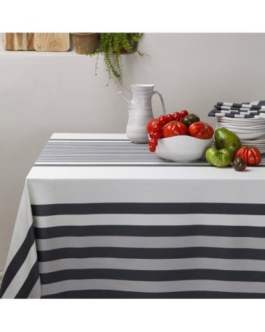 Nappe coton Noir 180x250 cm