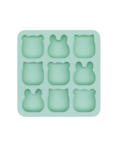 Moule multiportions en silicone  Menthe