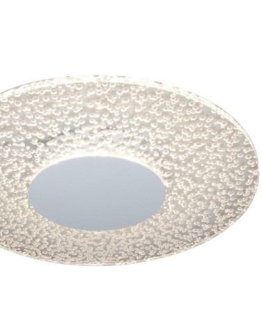 Applique métal blanc led