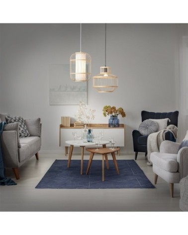 Suspension en bamboo naturel