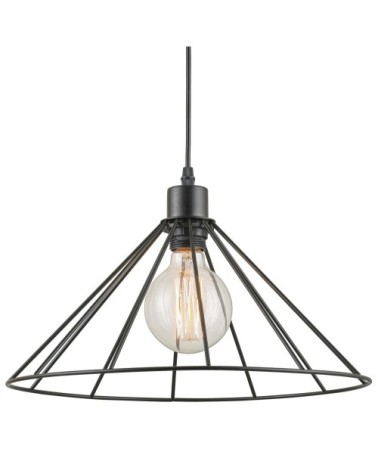 Suspension en métal noir