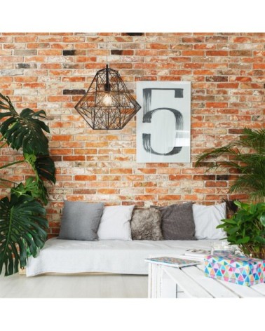 Suspension en métal noir