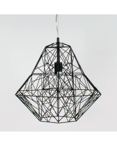 Suspension en métal noir