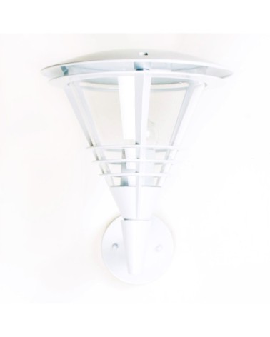Applique extérieur en métal blanc