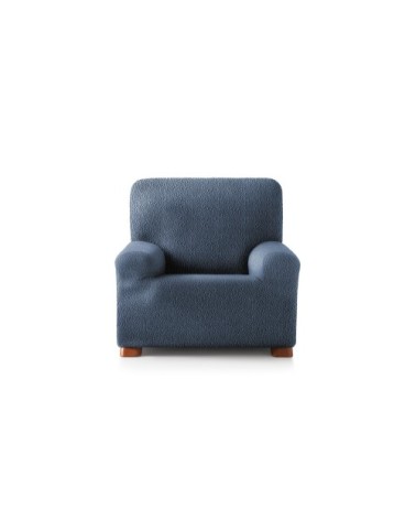 Housse de fauteuil extensible bleu 80 - 130 cm