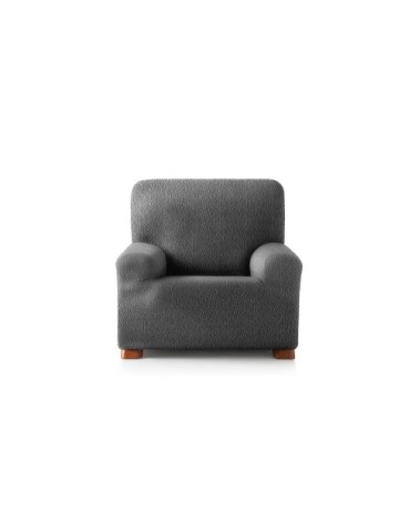 Housse de fauteuil extensible gris foncé 80 - 130 cm