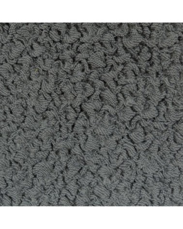 Housse de fauteuil extensible gris clair 80 - 130 cm