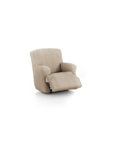 Housse de fauteuil relax XL extensible beige 60 - 110 cm