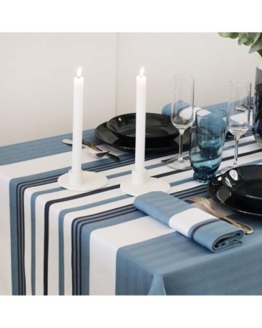 Nappe bleu 180x350