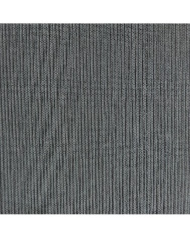 Housse de fauteuil avec des rubans gris foncé 80 - 120 cm