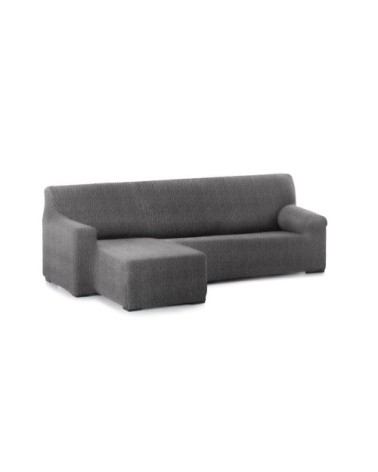 Housse de canapé en L gauche b/c gris foncé 250 - 360 cm