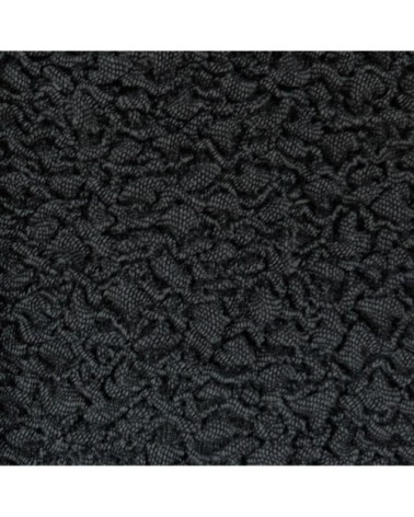 Housse de canapé en L droite b/c gris foncé 250 - 360 cm